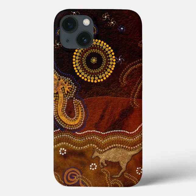 Coques Case-Mate iPhone Art aborigène australien (Verso)