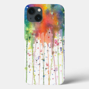 Etui iPhone Case-Mate Art abstrait à l'aquarelle dégoulinant