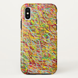Case-Mate iPhone Case Art abstrait avec gribouillage, très coloré