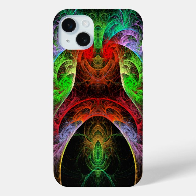 Coques Case-Mate iPhone Art abstrait de Carnaval (Verso)