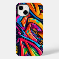 Art abstrait de style graffiti