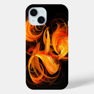 Coque Pour iPhone 15 Art Abstrait Fireball
