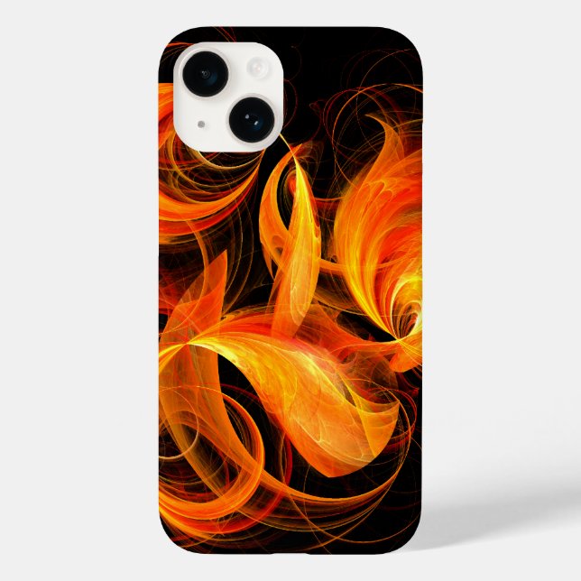 Coques Case-Mate iPhone Art Abstrait Fireball (Verso)