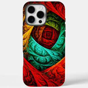 Coques iPhone 16 Pro Max Art abstrait moderne artistique coloré motif #09