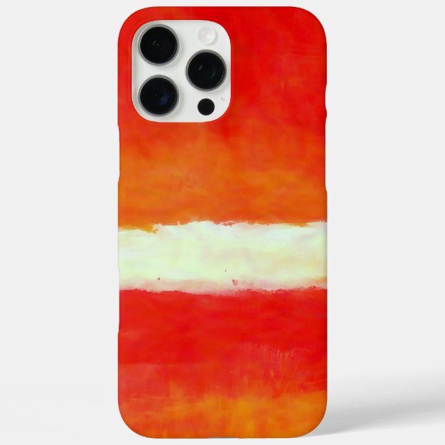 Coques Case-Mate iPhone Art Abstrait moderne - Style Rothko (Verso)