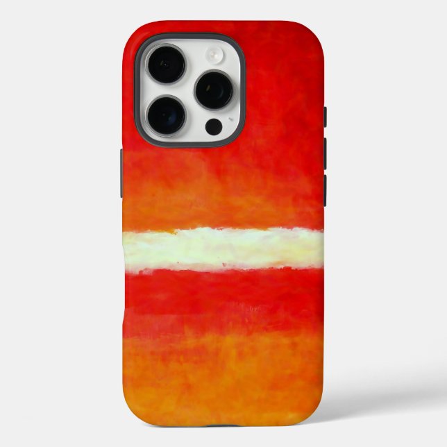 Coques Case-Mate iPhone Art Abstrait moderne - Style Rothko (Verso)