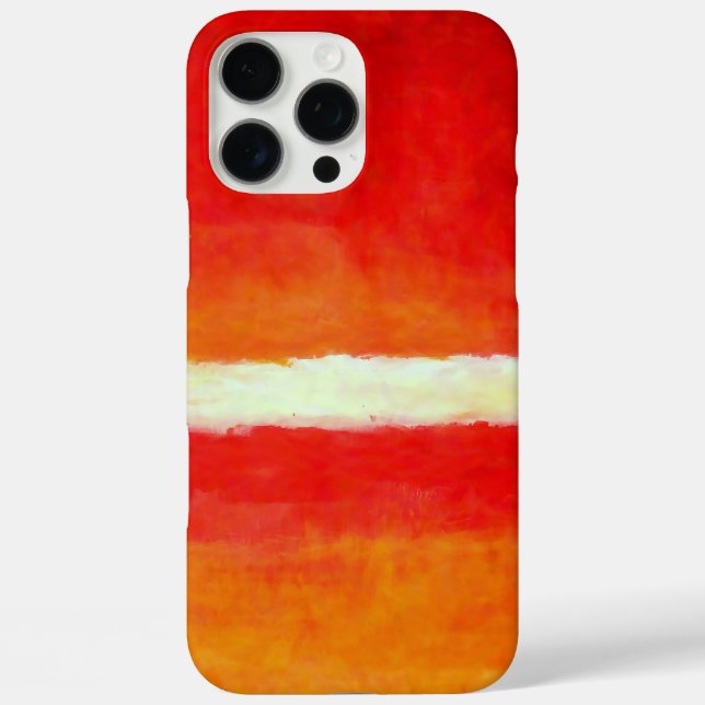 Coques Case-Mate iPhone Art Abstrait moderne - Style Rothko (Verso)