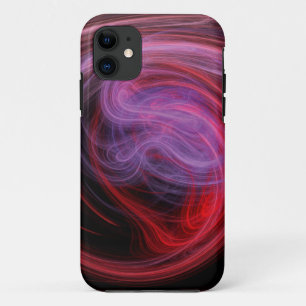 Coques Pour iPhone Art abstrait vague rouge