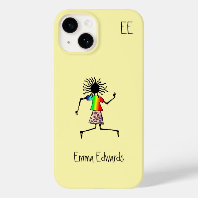 Coques Case-Mate iPhone Art africain, Musique du bonheur (Verso)
