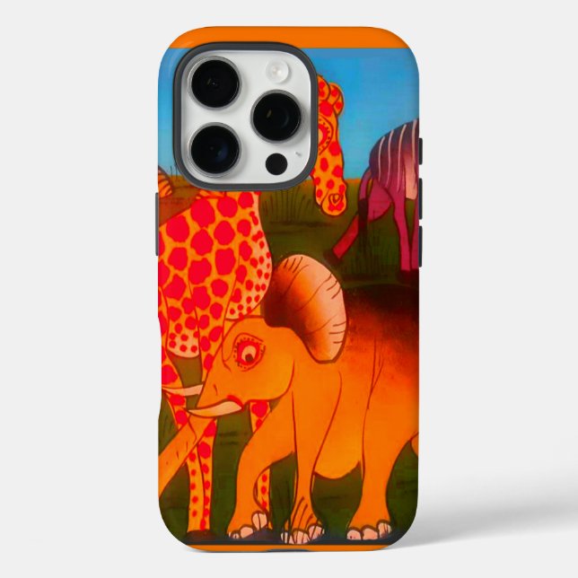 Coques Case-Mate iPhone Art animal africain (Verso)