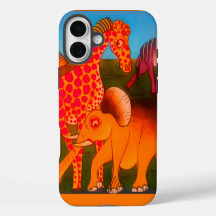 iPhone 16 Plus Case Art animal africain