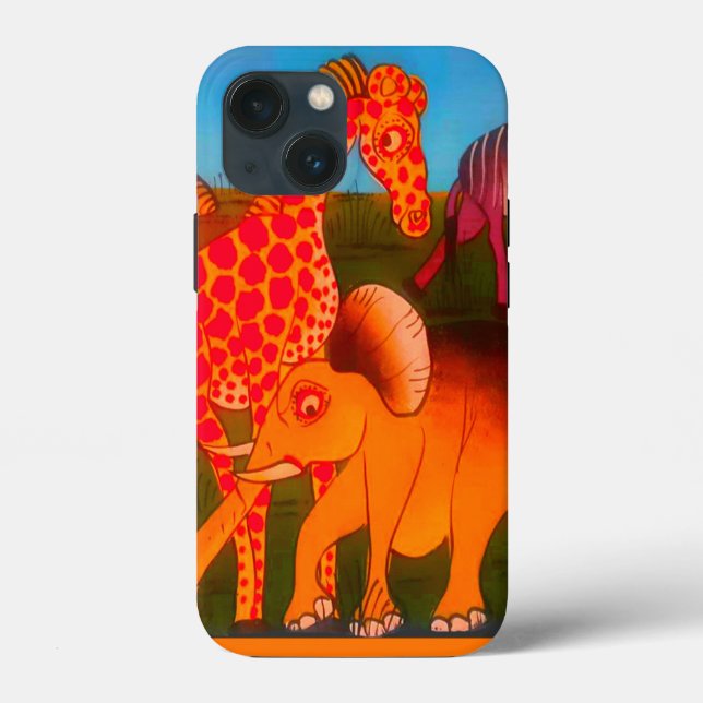 Coques Case-Mate iPhone Art animal africain (Verso)