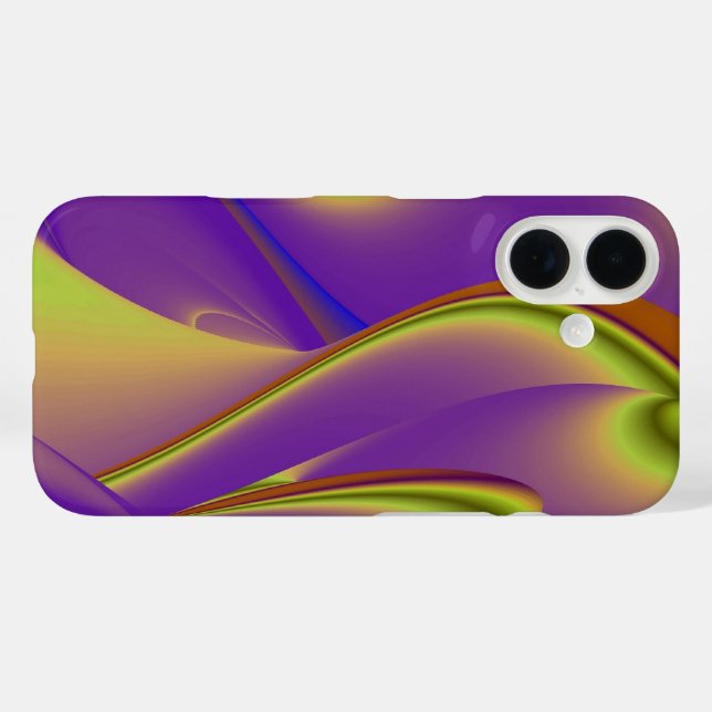 Coques Case-Mate iPhone Art arc-en-ciel Abstrait 3D (Verso (horizontal))