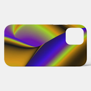 Coque iPhone 12 Art arc-en-ciel Abstrait 3D