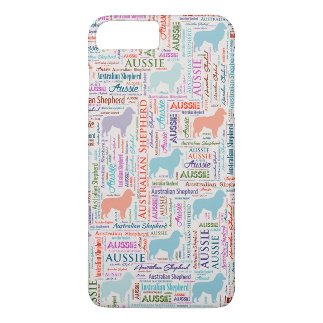 Coques Case-Mate iPhone Art australien de mot de berger australien (Dos)