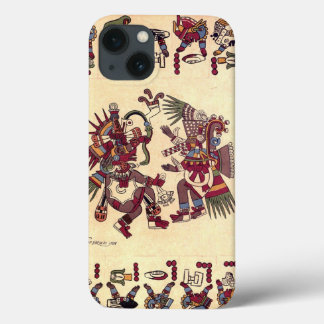 iPhone 13 Case Art aztèque - mini caisse de rétine d'iPad