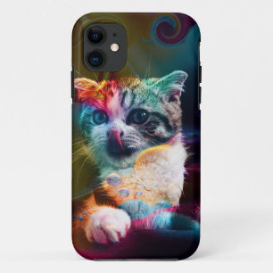 Case-Mate iPhone CASE ART CHAT COLORÉ ET TENDANCE AMUSANTE