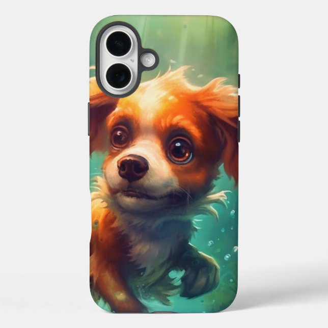 Coques Case-Mate iPhone Art chiot (Verso)