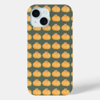 Coque Pour iPhone 15 Art Citrouille d'automne