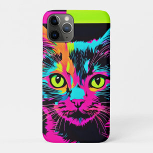 Case-Mate iPhone Case Art de chat cyberpunk