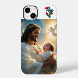 Coque Pour iPhone 14 Plus art de Jésus