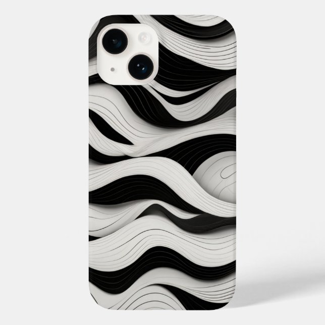 Coques Case-Mate iPhone Art de la ligne Motif (Verso)