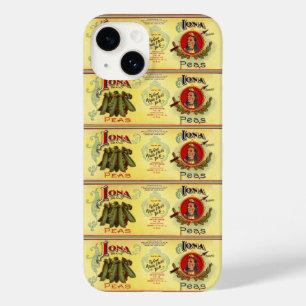Coque Pour iPhone 14 Art de l'étiquette de conserve de légumes vintage,