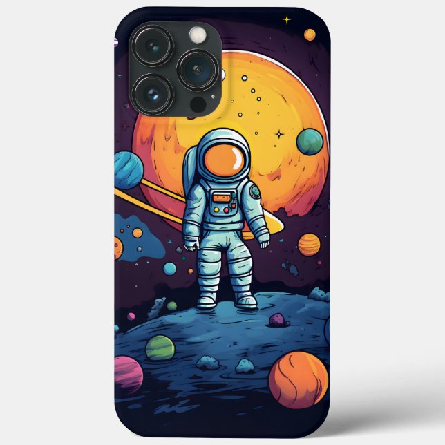 Coques Case-Mate iPhone Art de l'explorateur spatial  (Verso)