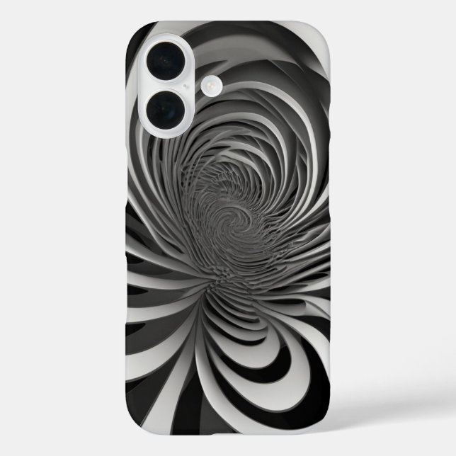 Coques Case-Mate iPhone Art de ligne spirale (Verso)