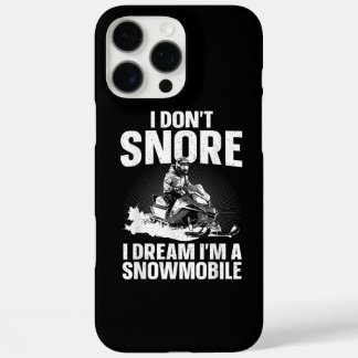 Coques iPhone 16 Pro Max Art de motoneige pour hommes femmes pilotage de mo