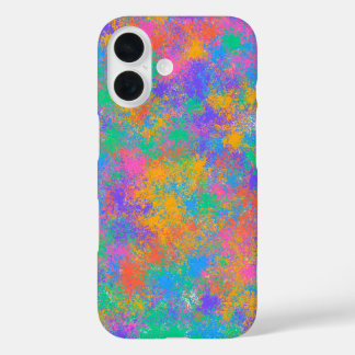 Coque Pour iPhone 16 Art de projection coloré