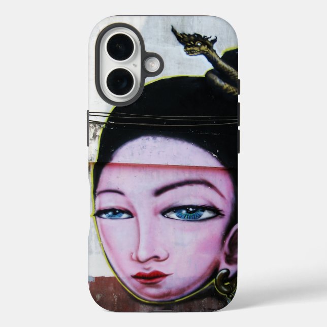 Coques Case-Mate iPhone Art de rue Lady Lao Graffiti (Verso)