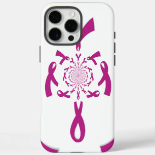 iPhone 16 Pro Max Case Art de sensibilisation au cancer du sein Imprimer