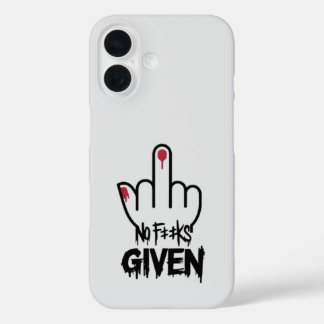 Coque Pour iPhone 16 Art Déclaration Audacieuse - Design du Doigt d'Hon