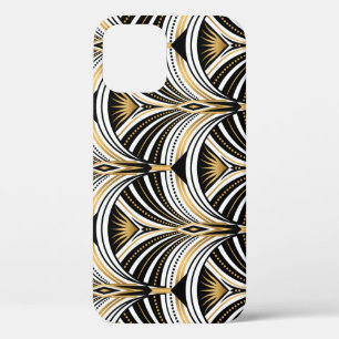 Case-Mate iPhone Case Art Déco Gold Black Elegance : Années folles
