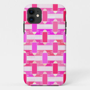 Etui iPhone Case-Mate Art Déco industriel chic - rose, fuchsia, orchidée