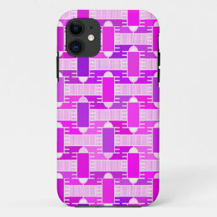 Coque Case-Mate Pour iPhone Art Déco industriel chic, violet, orchidée, lavand