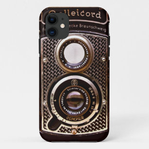 Etui iPhone Case-Mate Art déco vintage de rolleicord d'appareil-photo