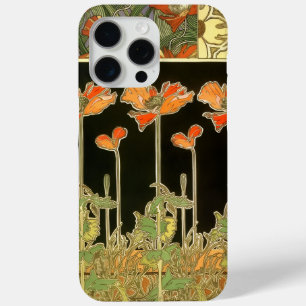 Coque iPhone 15 Pro Max Art décoratif (fleurs d'oranger) par Alphonse Much
