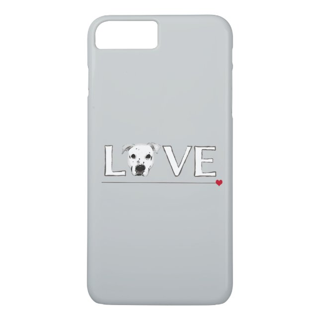 Coques Case-Mate iPhone Art des textes d'amour de chiot (Dos)