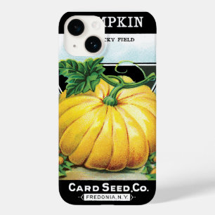 Coque Pour iPhone 14 Art d'étiquette de pochette de graines vintage, ci