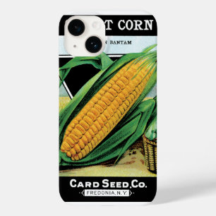 Coque Pour iPhone 14 Art d'étiquette de pochette de graines vintage, ma