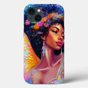 Case-Mate iPhone Case Art d'Imaginaire de la dame Ange d'Afrique américa