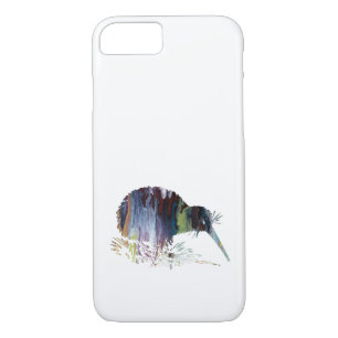 Coque iPhone 8/7 Art d'oiseau de kiwi