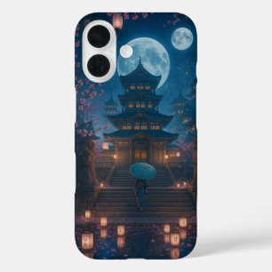 Coque Pour iPhone 16 Art du festival japonais des lanternes
