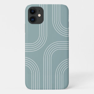 Case-Mate iPhone Case Art en ligne de style moyen siècle Abstrait