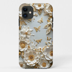 Case-Mate iPhone Case ✨ Art en Papier Fleur et Papillon 🌸 Découpage dél