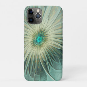 Case-Mate iPhone Case Art fractal de fleurs de fantaisie vert sauge abst