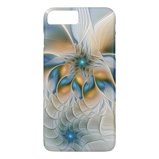 Coques Case-Mate iPhone Art Fractal De L'Imaginaire Abstrait En Plein Esso (Dos)