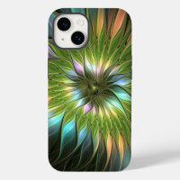 Art Fractal Fleur Imaginaire Coloré Lumineux